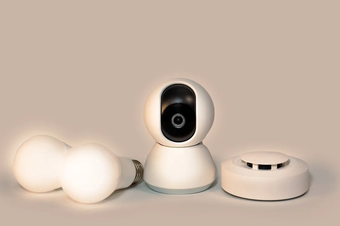 Smart home starter kit setup in living room