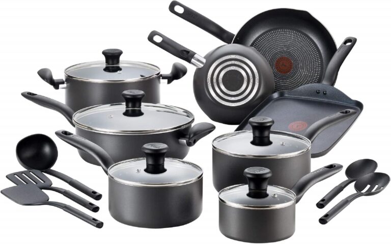 T-fal Initiatives 18-piece cookware — Black / 18-piece set