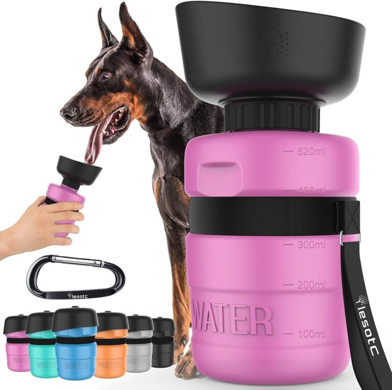 Lesotc 18 oz travel water bottle — Pink / 18 oz (520 ml) / one bottle