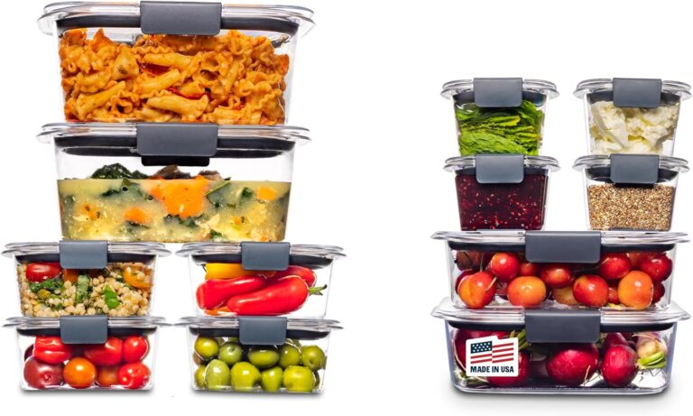 Rubbermaid Brilliance 24-piece set — Clear / 24 pieces including lids