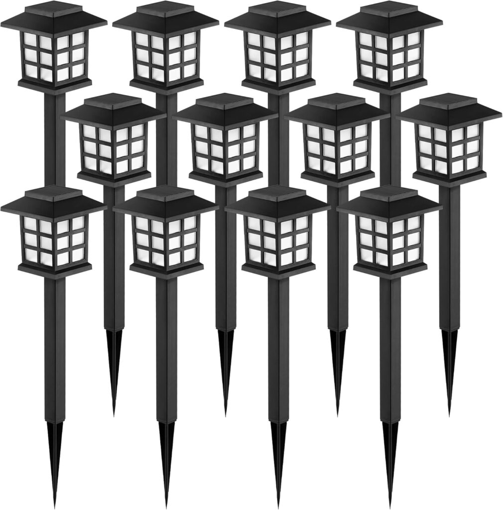 Luces solares GIGALUMI, doce unidades — Conjunto solar de doce luces