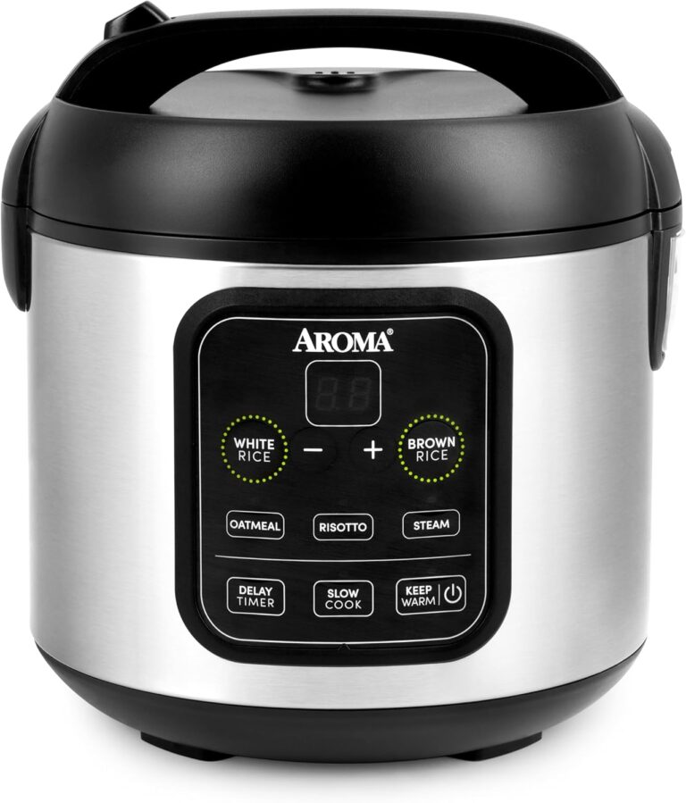 Aroma ARC-994SB rice cooker — Stainless finish / 4 cups uncooked