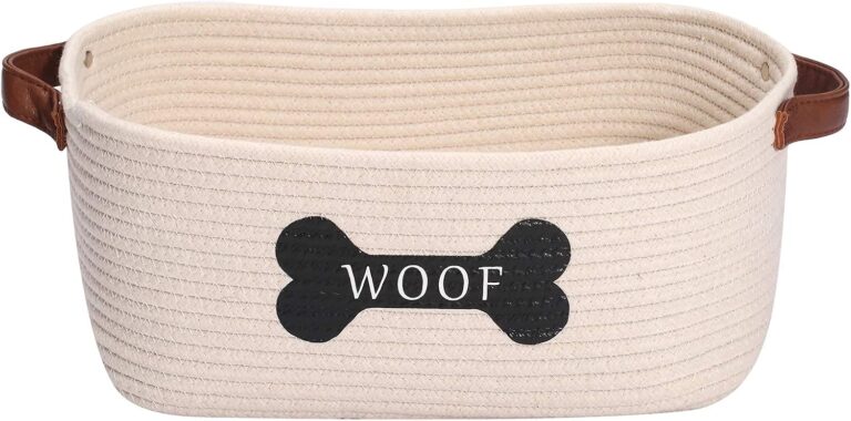 Morezi cotton-rope toy basket — Beige / large / cotton rope