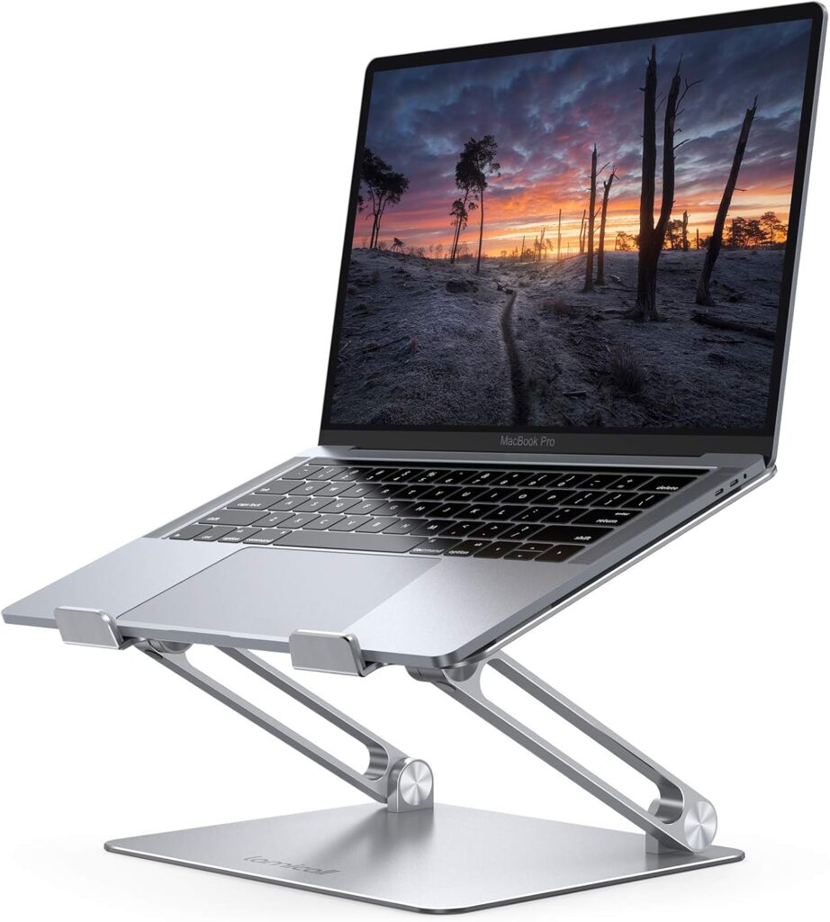 Lamicall LN09 laptop stand — Silver / adjustable aluminum stand
