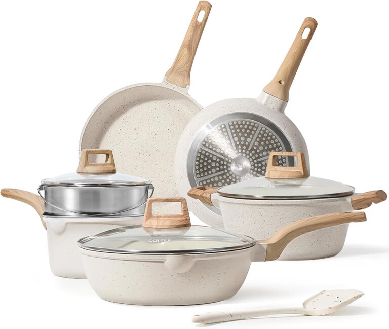 CAROTE White Granite 10-piece set — White Granite / 10-piece