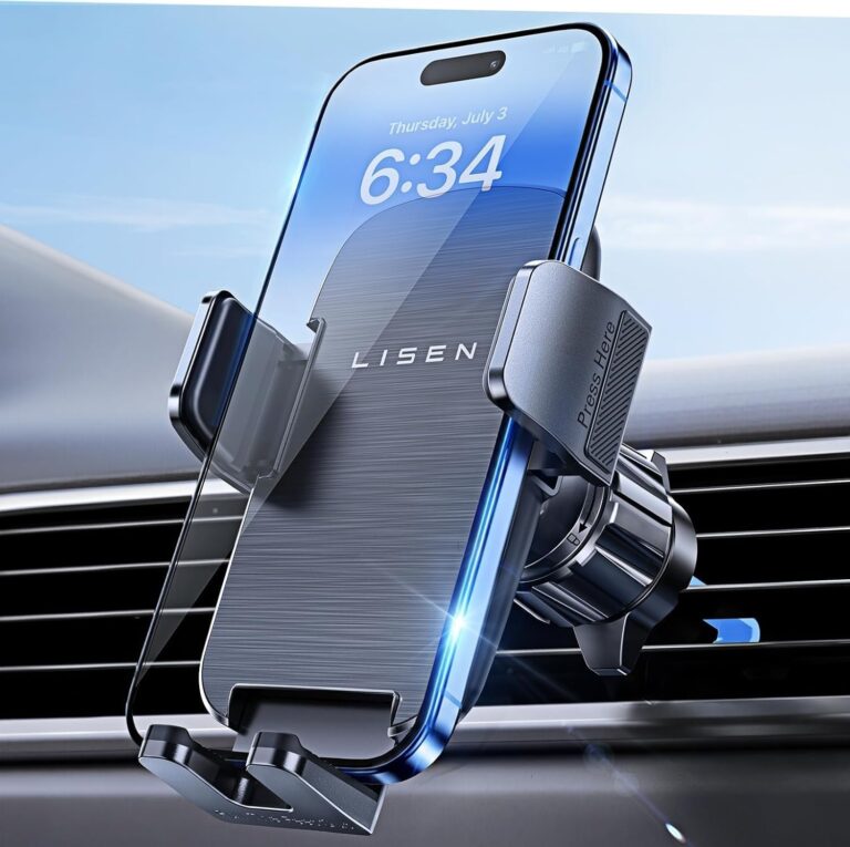 LISEN vent phone mount — Zenith Black / vent mount