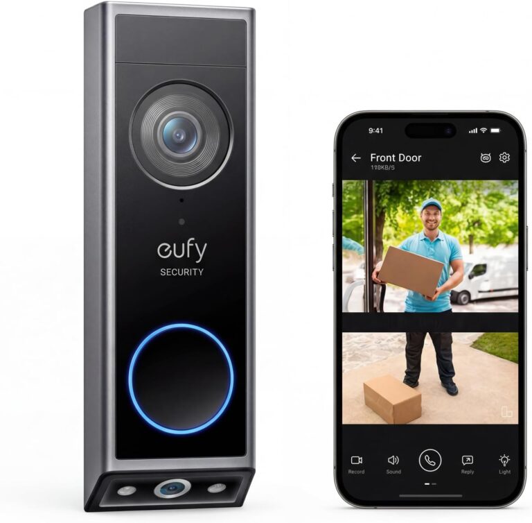 eufy Video Doorbell E340 — Black / one E340 doorbell