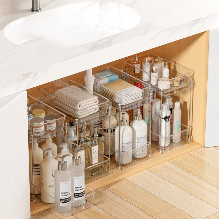 Vtopmart four taller organizers — Clear / four-pack / S-Higher