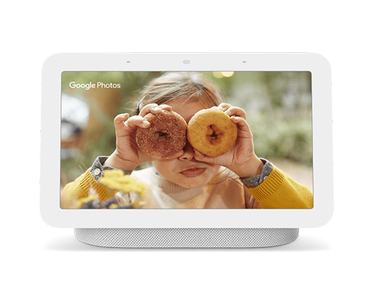 Google Nest Hub (2nd gen) — Chalk model example